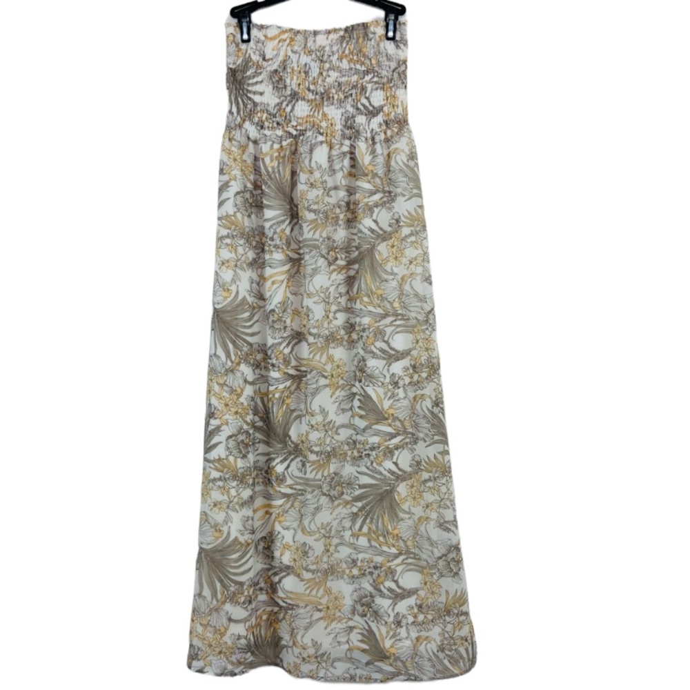 Soma tropical palm tree maxi dress. Size Large